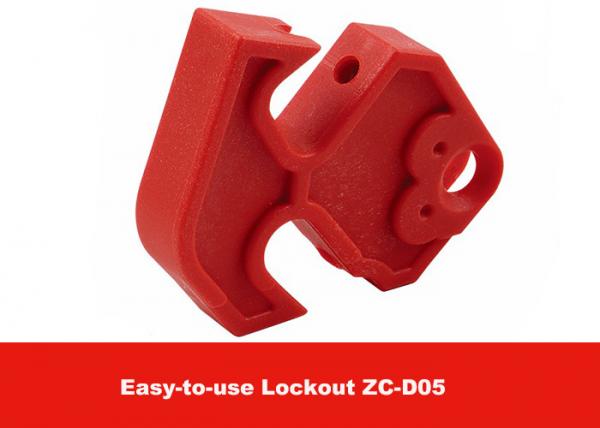 MCCB Red Nylon Easy to Use Moulded Case Circuit Breaker Lockout