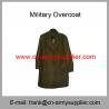 Wholesale Cheap China Army Wool Acrylic Polyester Mixed Overcoat