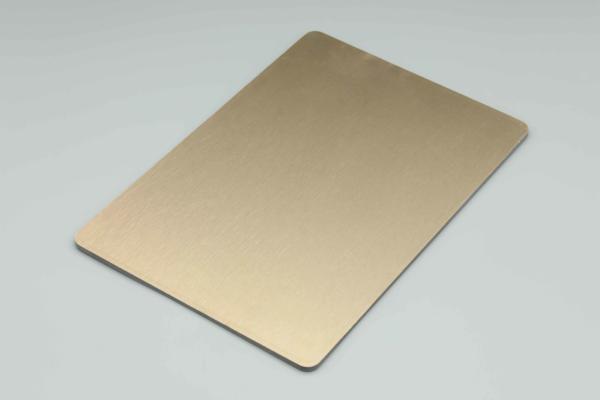 Eco Friendly Copper Brushed Aluminium Composite Panel Waterproof Glossy Acp Sheets