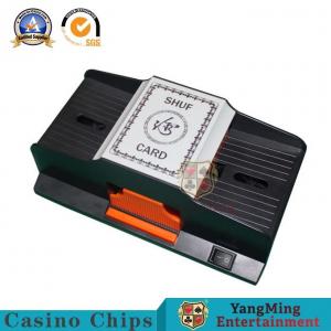 China Universal Texas Baccarat Table Shuffler 2 Sets Of Poker Solitaire Plastic Card Battery Power Supply supplier
