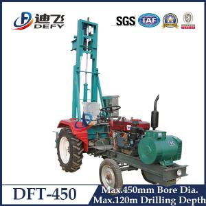 China 120m Drilling Depth DFT-450 Tractor Mounted Water Boring Machines for Sale supplier