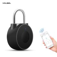 China Portable Keyless Fingerprint Lock Rock Solid Protection Small Bluetooth Padlock on sale
