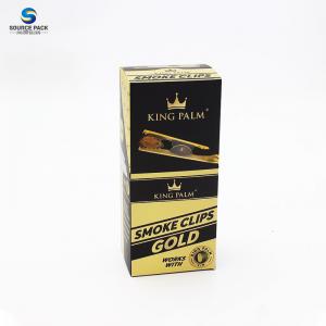 China Recyclable Pre Roll Paper Boxes 350-400g White Cardboard Cigar Pack supplier