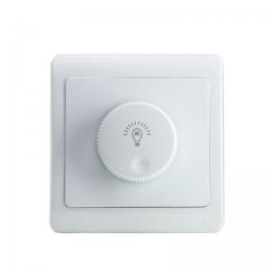 China AC85-120V AC180-265V LED Lamp Dimmer Switch Brightness Controller Wall Mounted Rotary Knob supplier