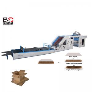 SFC 2200 5 Ply 180 Gsm Corrugated Box Online Automatic Pasting Flute Lamination Machine