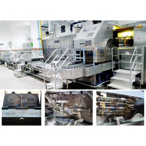 China High Output Automatic Roller Sugar Cone Production Line Stainless Steel supplier