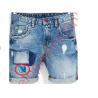 China Boys Stretch Denim Shorts / Boys Patchwork Shorts With Roll Up Hem TW80177 TW80178 wholesale