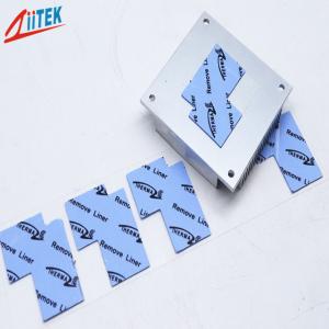 China Specific Gravity 3.0 G/Cc Silicone Cpu Pad High Effective For Routers supplier