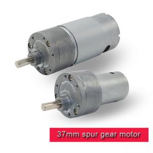 China 37mm Metal DC Motor Gearbox High Torque , 12 Volt 24v RS 380 / RS 555 DC Motor wholesale