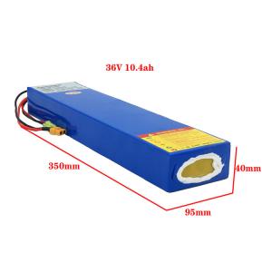Power 36v 10ah Ebike Battery PVC Shell Lithium Ion For Scooter
