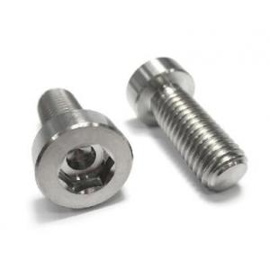 China Hex Socket Thin Head Cap Screw With Low Head Natural Finish With Hole DIN6912 supplier