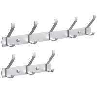 China Aluminum Alloy Stainless Steel Clothes Hanger Hooks Wall Mounted OEM ODM on sale