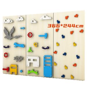 Kids Rock Climbing Wall for Indoor Gym Climbing Equipment NO Inflatable