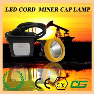 China 15000lux Waterproof LED Mining Light ATEX Portable , 6.5Ah Miners Helmet supplier