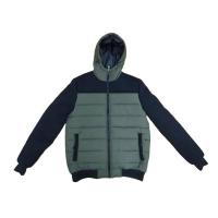 China Mens Washed Cotton Padded Jacket Green Mens Winter Coats Outerwear on sale