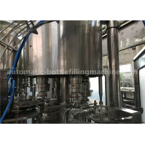 Big Bottle Pure Water Filling Machine , Liquid Filling Machine With 9 Heads Washing Part
