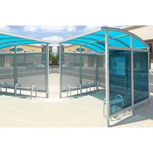 Personalized Stainless Steel Bus Shelter Holistic Design Whole Height 2.5-2.8 Meters