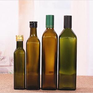 China Recyclable Square 500ml Olive Oil Storage Containers supplier
