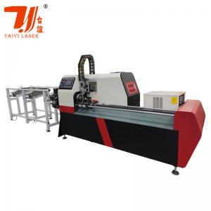 China Water Cooling CNC 1070nm Fiber Laser Cutter For Stainless Steel Tube supplier