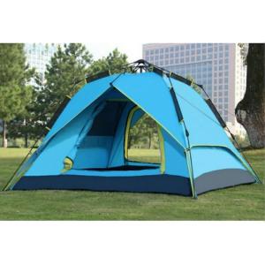 Fibreglass Frame Camping Privacy Tent PU2000MM Coated 2 Man Tent For Wild Camping