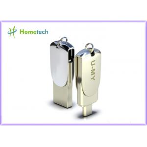 Magical Rotate 3 in 1 mental OTG USB flash drive expanding memory stock for iphone ,ipad,android for 8GB and 16G