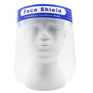 Clear PVC Disposable Face Shield Anti Fog Super Light Thin Anti Misting