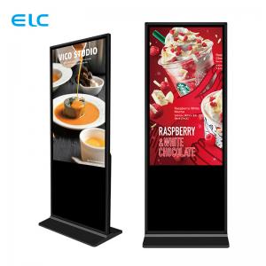 China 55 Inch Floor Standing Digital Signage Display IPS Screen USB Wifi Indoor Android Screen supplier