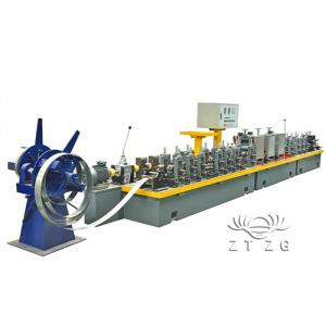 PLC control Hollow 201 304 Stainless Steel Pipe Making Machine 1-15m/min