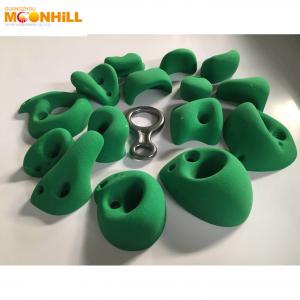 China Kids Climbing Hand Holds Lightweight Rock Climbing Stones For Park supplier