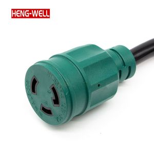 China NEMA L5-30P a L5-30R Cordón de extensión del generador SJTW 10AWG 3 puntas 30A 125V 25ft Jacket recubierto de PVC Cables de alimentación Cables de extensión wholesale