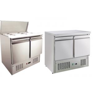 China Air Cooling Commercial Drawer Refrigerator Auto Closing 3 Door Commercial Fridge supplier