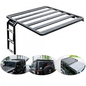 China Q235-8 Black Metal Fabrication Car Ladder Roof Rack Side Wall Retrofit Kit for High- supplier