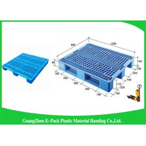 China Single Face Small Plastic Pallets With Steel Tubes Inside , Light Duty  Mini Plastic Pallets supplier