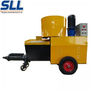 High Efficiency Wall Cement Plaster Machine 380V / 7.5kW 12 Months Guarantee