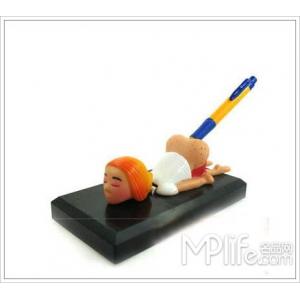 China Custom cartoon character Voice Recordable Gifts talking pen with LED flash module supplier