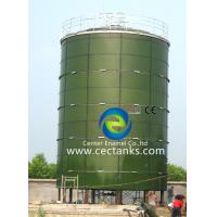China 2.4M * 1.2M Slurry Storage Tank Made Of Enamel Coated Carbon Steel Panels on sale