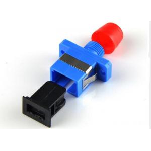 China FC - SC Fiber Optic Adapter Single Mode Blue Color For Local Area Network supplier