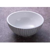 China Matte White Round 4.5'' Porcelain Rice Bowl Microwave Safe on sale