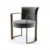 0.8x0.63m Luxury Designer Dining Chairs Matte Velvet Chaise Lounge Chair