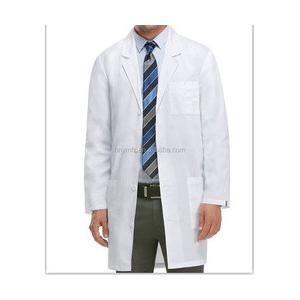 China Classical White Medical Lab Coat Waterproof  Unisex Custom Sizes supplier