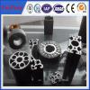 China Custom size aluminum extrusion, hot anodized aluminum profile extrusion round for sale