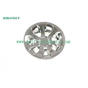 Electric Golf Cart Parts / Golf Cart Hubcaps Spinners UV Coating Surface