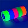 UV Black Light Luminous Adhesive Tape Neon Fluorescent Cotton Cloth Tape Warning