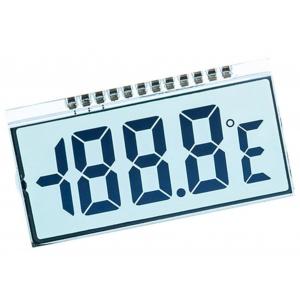 16 Pin Positive Transmissive 6 O′Clock TN LCD Display For Temperature Humidity Display