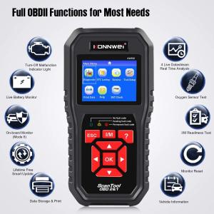 Portable OBD2 And Can Scanner Full System Obd Diagnostic Machine 2.8 Inch LCD TFT Screen