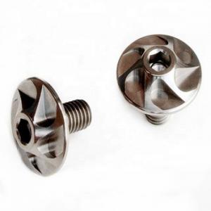 License Plate Titanium Alloy Bolts 0.02mm Precision For Racing And Motor Installation