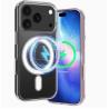 iPhone 17 Pro Max MagSafe Clear Case PC+TPU Hybrid Shockproof