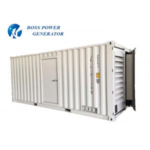 1000 Kw Cummins Diesel Generator , Diesel Electric Generator Container Type