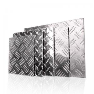 China Checkered Plate Aluminum Sheet Price 1000 3000 5000 Series Aluminum Diamond Plate supplier