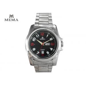 China Silver Metal Band Classic Mens Wrist Watches Leisure Classic Sport Watches supplier